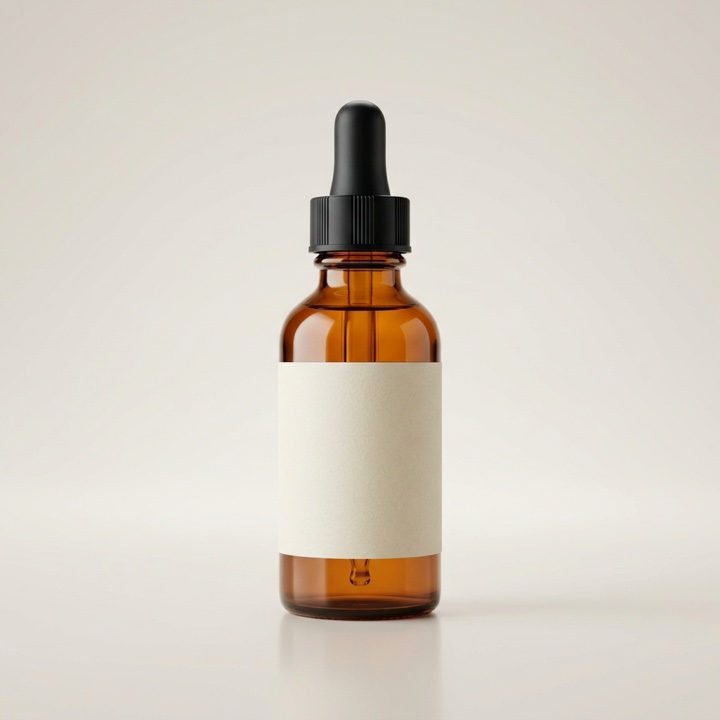 Referenz Serum-Flasche